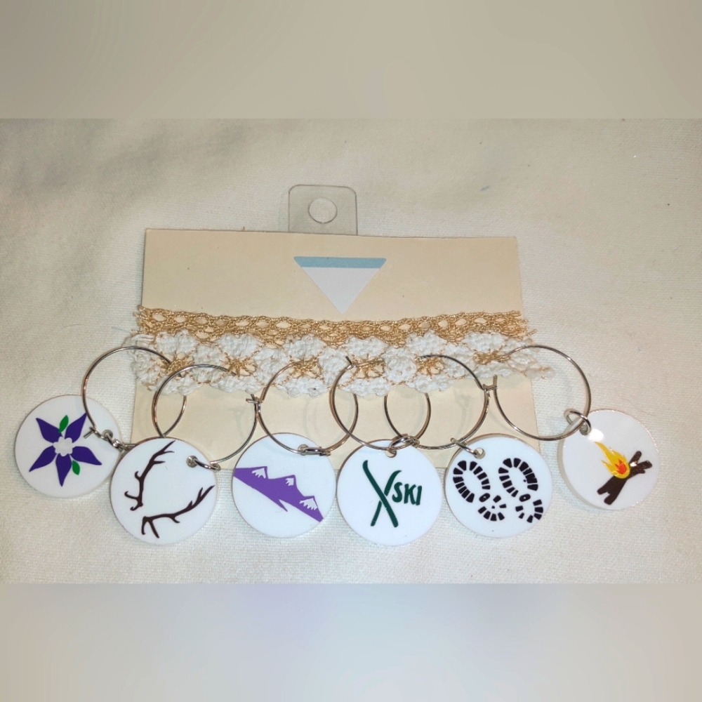 Hand Crafted Wine Glass Charms